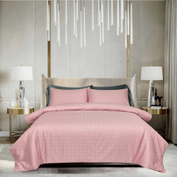 Комплект постельного белья евро Pappel pink geometric ZJ6(13 2803TPG)/200220D 