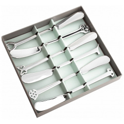 Набор ножей для масла Mepra Evento 6шт  в подарочной упаковке 100344648