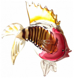 Фигурка Art Glass Рыбка вуалехвост 28x23см ZB3333 AG Коллекционная рыбы