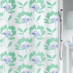 Штора для ванной комнаты Spirella Blossom Green 1019131 
