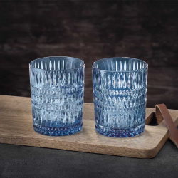 Набор стаканов низких Nachtmann ETHNO 2шт  голубой 105389