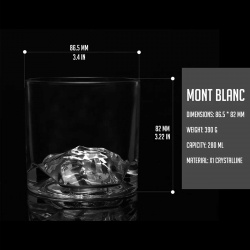 Набор стаканов для виски Liiton Mont Blanc 280мл  2шт L60100