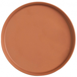 Тарелка обеденная Kutahya U Form  цвет коричневый UFR25DU740942
