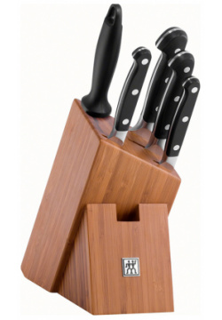Набор кухонных ножей Zwilling Pro  5 предметов в подставке 38436 000