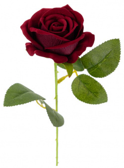 Цветы искусственные FloDecor Роза 51см  цвет бодовый RSV5108/claret