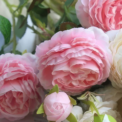 Цветы искусственные FloDecor Роза 61см  цвет розовый RST6108/pink 2