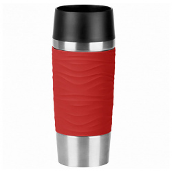 Термокружка EMSA Travel Mug Waves  цвет красный 3100600228