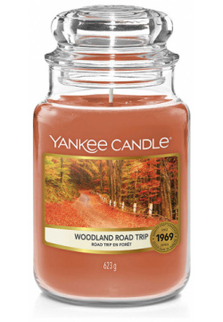 Свеча большая в стеклянной банке Yankee Candle Путешествие по лесу 1631320E 