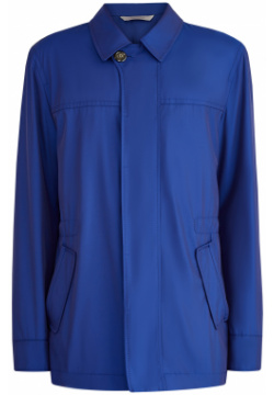 Классическая куртка из габардина с защитой от дождя Rain Protection CANALI Л