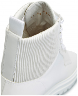 Белые ботинки Martis из кожи с массивной подошвой GIANVITO ROSSI