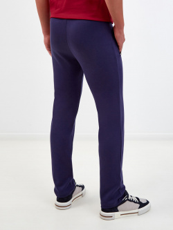 Спортивные брюки из эластичного хлопка с контрастной отделкой BERTOLO