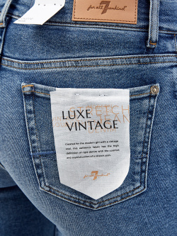 Зауженные джинсы Roxanne из денима Luxe Vintage 7 FOR ALL MANKIND