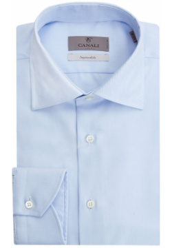 Рубашка Modern Fit из фактурного хлопка Impeccabile CANALI 