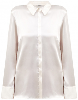 Шелковая блуза с ювелирными цепочками Punto Luce PESERICO 