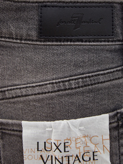 Прямые джинсы на средней посадке из денима Luxe Vintage 7 FOR ALL MANKIND