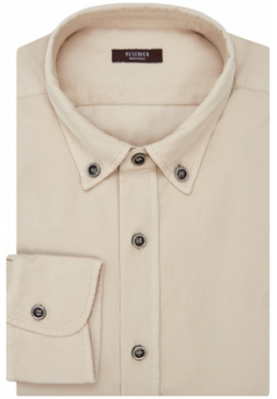 Рубашка из тонкого хлопкового вельвета с воротником button down PESERICO 