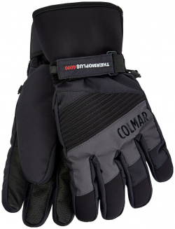 Утепленные перчатки с термозащитой thermo plus и кожаными вставками COLMAR 