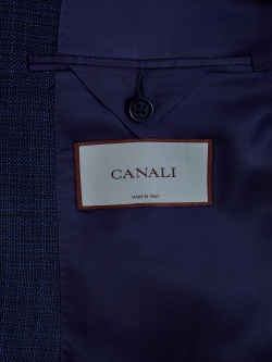 Пиджак ручной работы в классическом стиле из шерстяной ткани CANALI