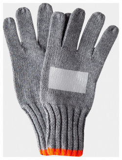Серые перчатки вязаные Gulliver (12) 