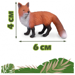 Рыжая лисица фигурка животного Collecta