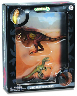 Набор фигурок динозавров Тираннозавр  Велоцираптор и коготь Collecta