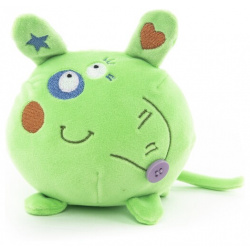 Button Blue мягкая игрушка Мышка зеленая 