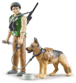 Фигурка охотника с собакой Bruder 