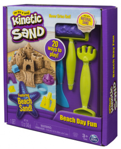 Kinetic Sand Кинетический песок Набор для лепки Веселая пляжная игра 