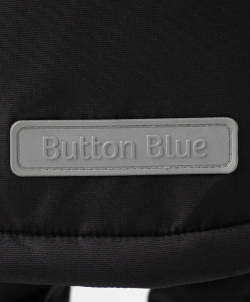 Пальто зимнее с мембраной черное Active Button Blue (116)
