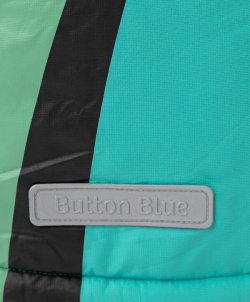 Куртка зимняя с мембраной и принтом голубая Button Blue (140)