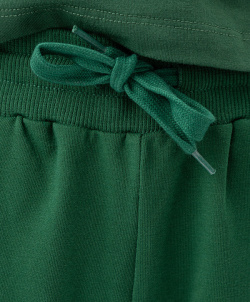 Брюки джоггеры трикотажные зеленые Button Blue (116)