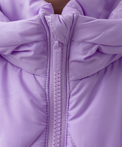Пальто демисезонное лавандового цвета Button Blue (104)