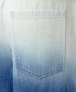 Шорты джинсовые с эффектом омбре разноцветные Button Blue (146)