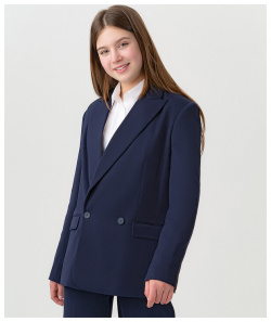 Пиджак на пуговицах темно синий Button Blue (164*84*69(XS))