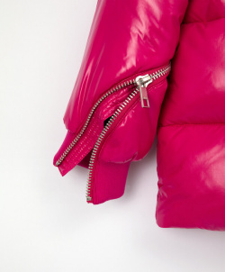 Куртка демисезонная на искусственном пуху розовая Gulliver (128)