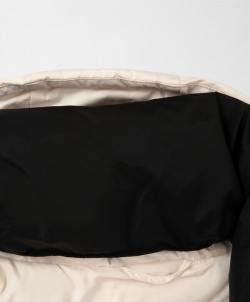 Куртка оверсайз на натуральном пуху молочного цвета GLVR (M)