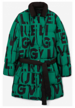 Пальто оверсайз зеленое GLVR (XL)