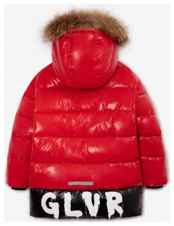 Куртка зимняя на искусственном пуху красная Gulliver (164)