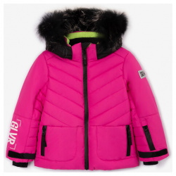 Куртка спортивная зимняя для девочки из плащовки Gulliver (164) 