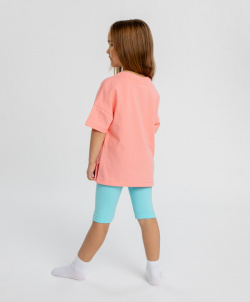 Пижама с принтом мультицвет для девочки Button Blue (110 116)