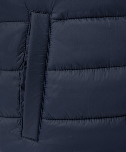 Куртка демисезонная базовая с капюшоном синяя Button Blue