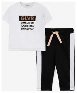 Пижама спортивного стиля с принтом для мальчика Gulliver Baby 