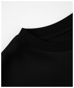 Платье прямое свободное до колен черное GLVR (L)