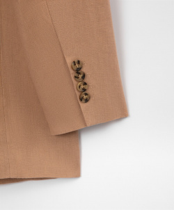 Пиджак с асимметричными лацканами бежевый GLVR (M)