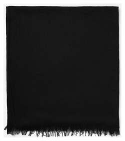 Шарф тонкий полупрозрачный черный GLVR (One size) 