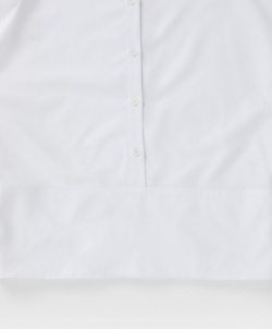 Блузка нераспашная оверсайз с длинным рукавом белая Button Blue (140)