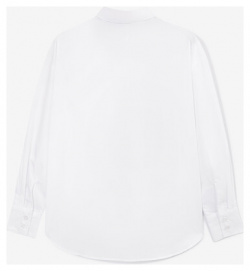 Рубашка оверсайз из поплина белая для девочки Gulliver (158)