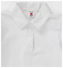 Блузка с короткими рукавами фонариками белая Button Blue