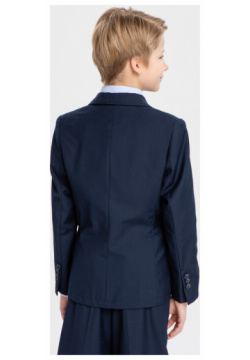 Пиджак приталенный классический синий Button Blue