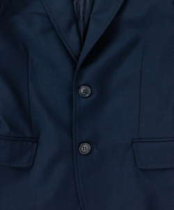 Пиджак приталенный классический синий Button Blue